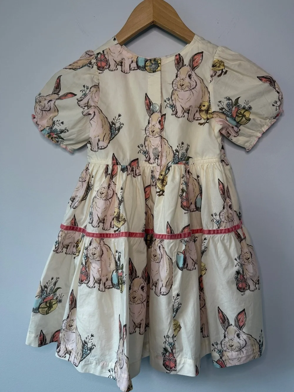 Pink Chicken girls maribelle dress bunny friends | Sz 4yr